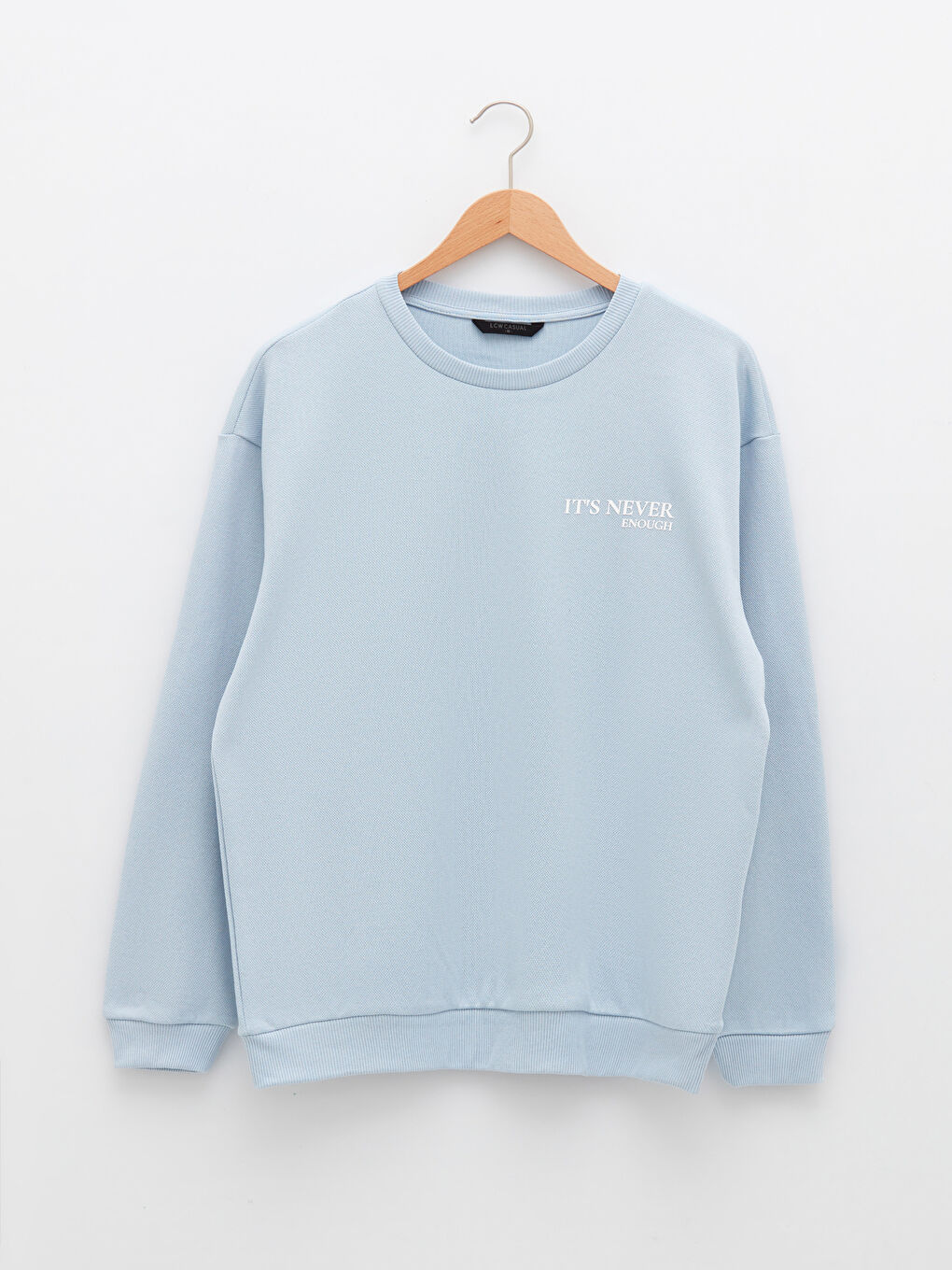 Crew Neck Long Sleeve Printed Men's Sweatshirt-5