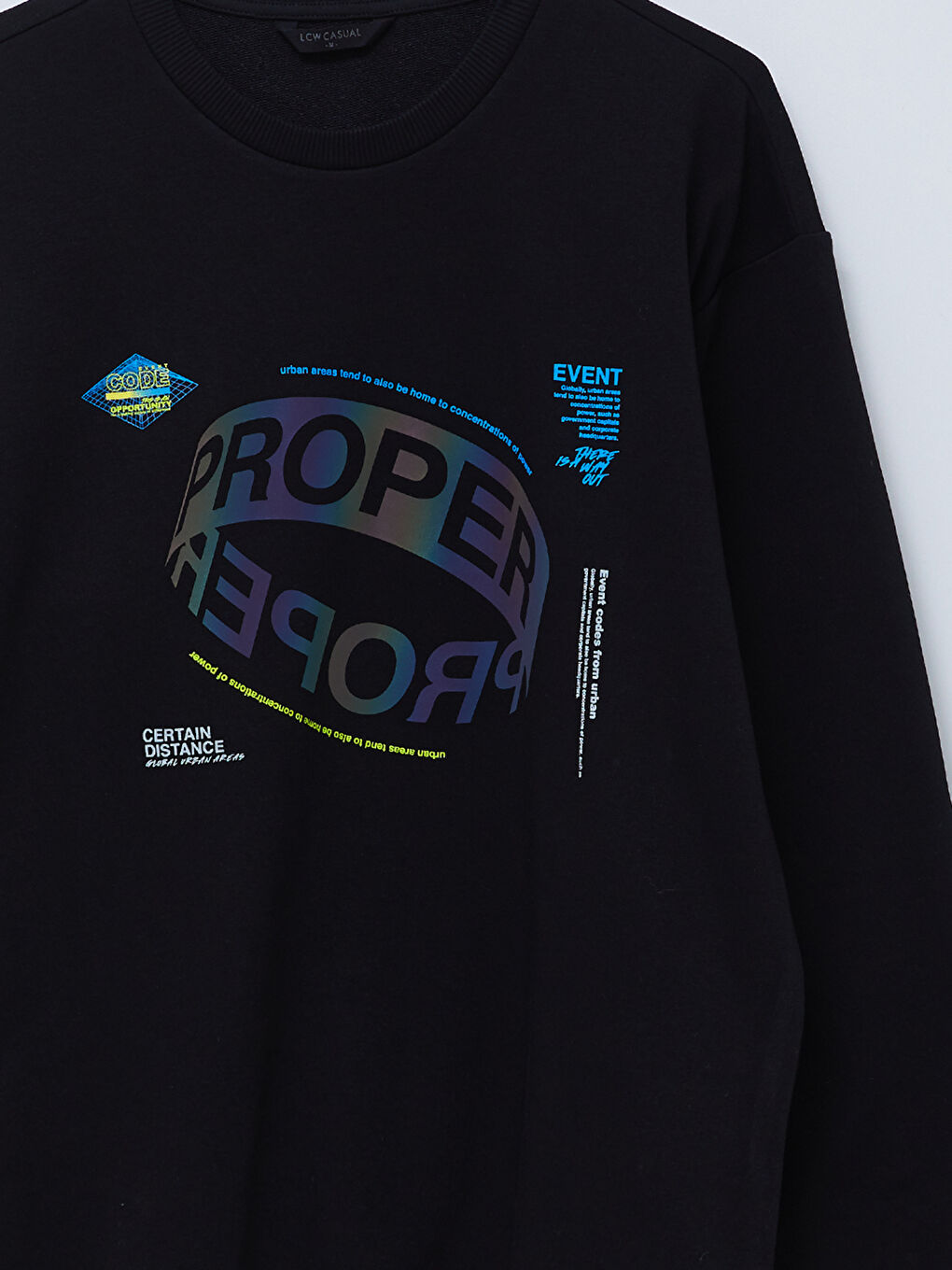 XSIDE Crew Neck Long Sleeve Printed Men's Sweatshirt -S22833Z8-CVL