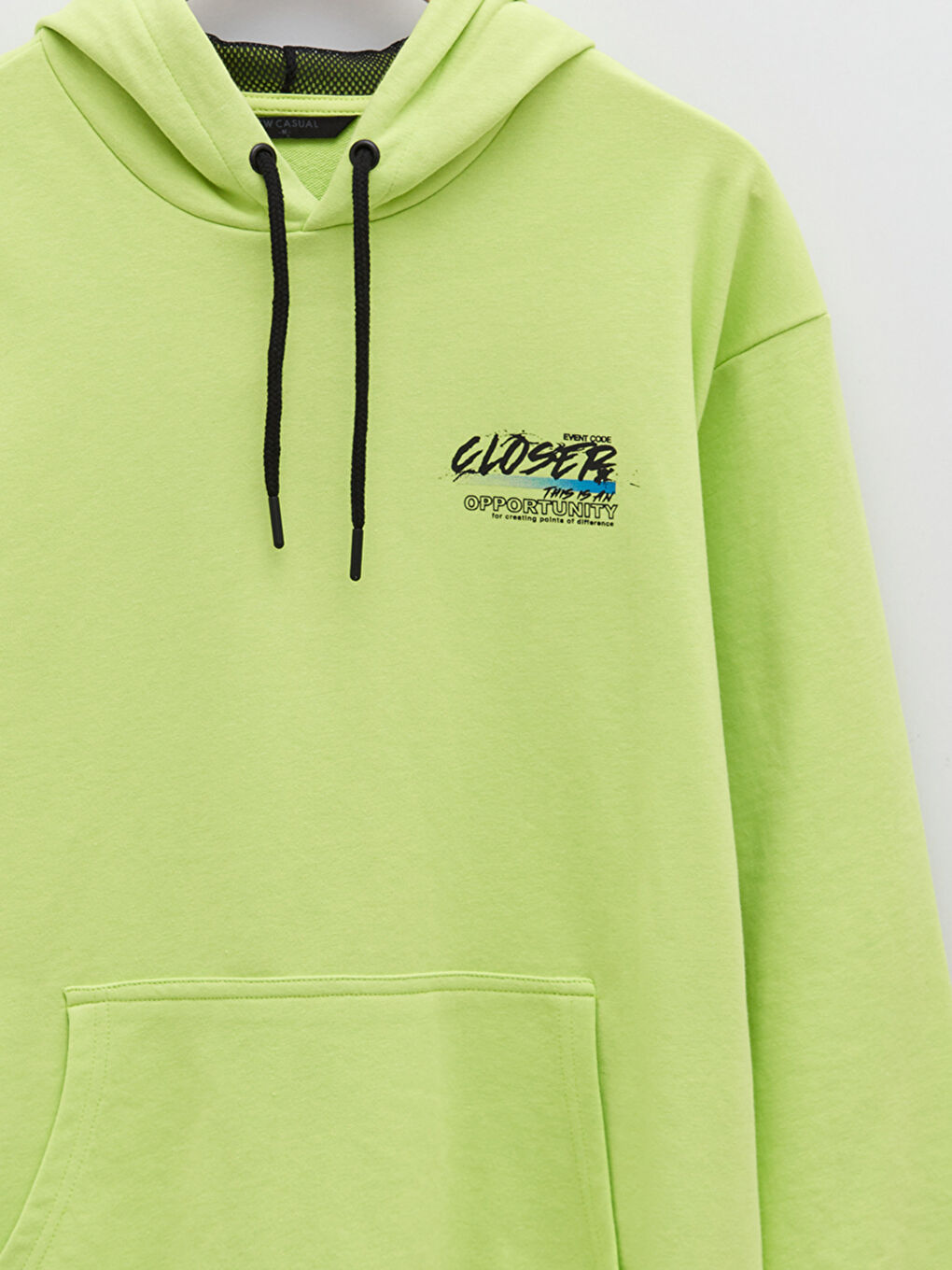 هودي مطبوع كم طويل للرجال-7