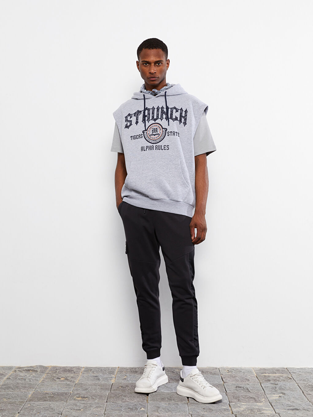 Antrasit Slim Fit Erkek Eşofman Altı