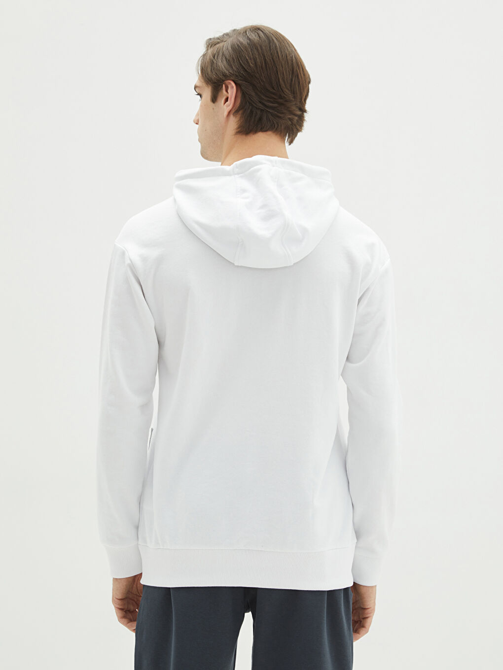 Long Sleeve Printed Men's Hoodie-4