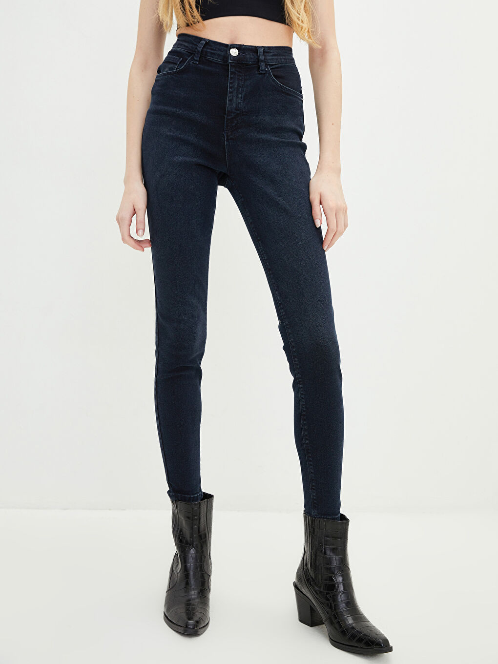 High Waisted Jupiter Super Skinny Fit Women's Jeans-3