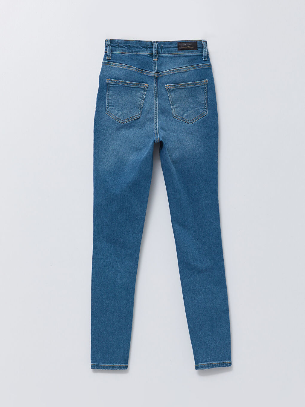 LCW Jeans Orta İndigo Rodeo Yüksek Bel Jüpiter Süper Skinny Fit Kadın Jean Pantolon - 6