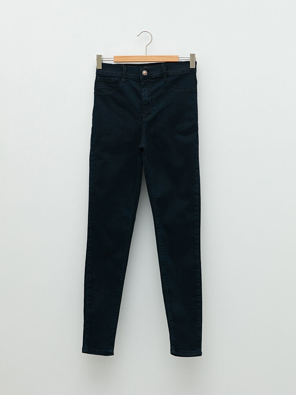 LCW Jeans Koyu Rodeo Yüksek Bel Jüpiter Süper Skinny Fit Kadın Jean Pantolon - 5