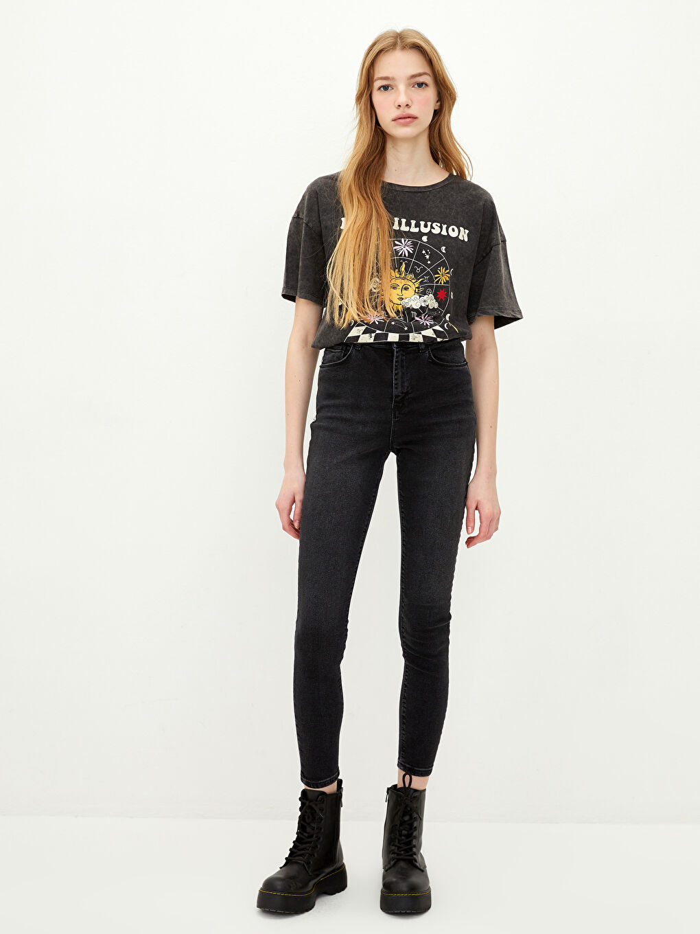 High Waisted Jupiter Super Skinny Fit Women's Jeans-1