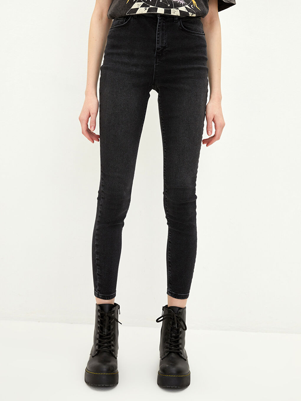 High Waisted Jupiter Super Skinny Fit Women's Jeans-3