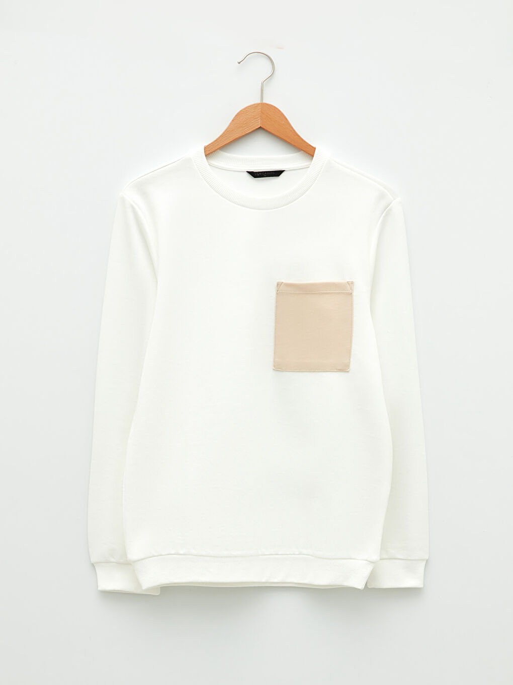 Crew Neck Long Sleeve Men's Sweatshirt-5