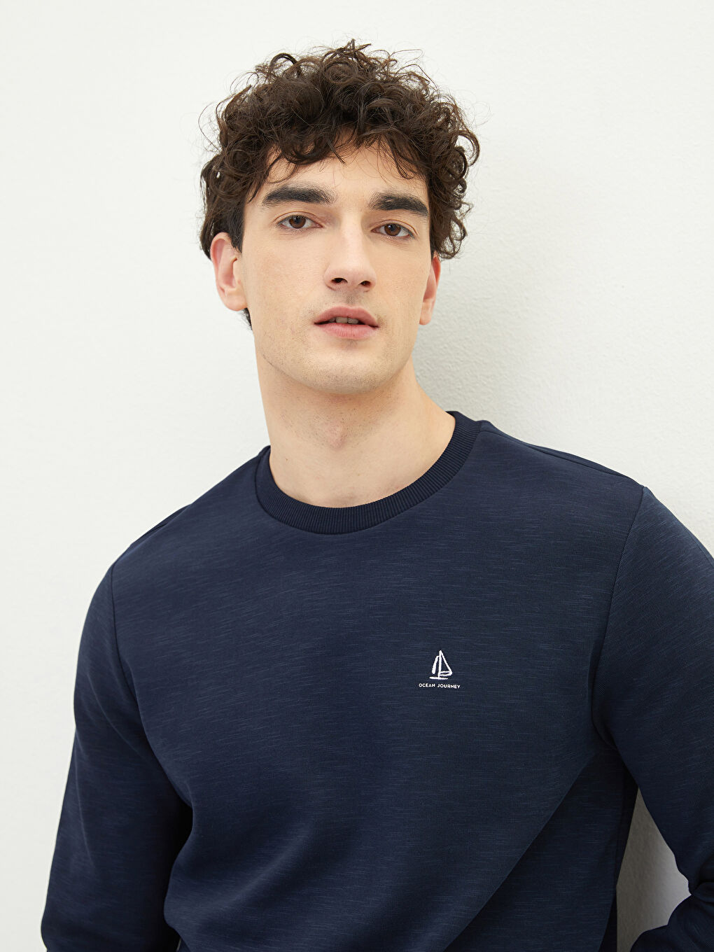 SOUTHBLUE Crew Neck Long Sleeve Printed Men's Sweatshirt -S22968Z8-HRZ