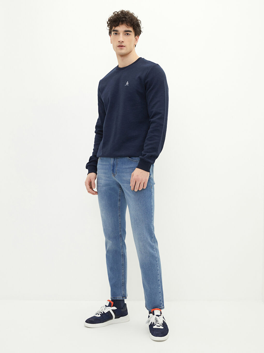 SOUTHBLUE Crew Neck Long Sleeve Printed Men's Sweatshirt -S22968Z8-HRZ