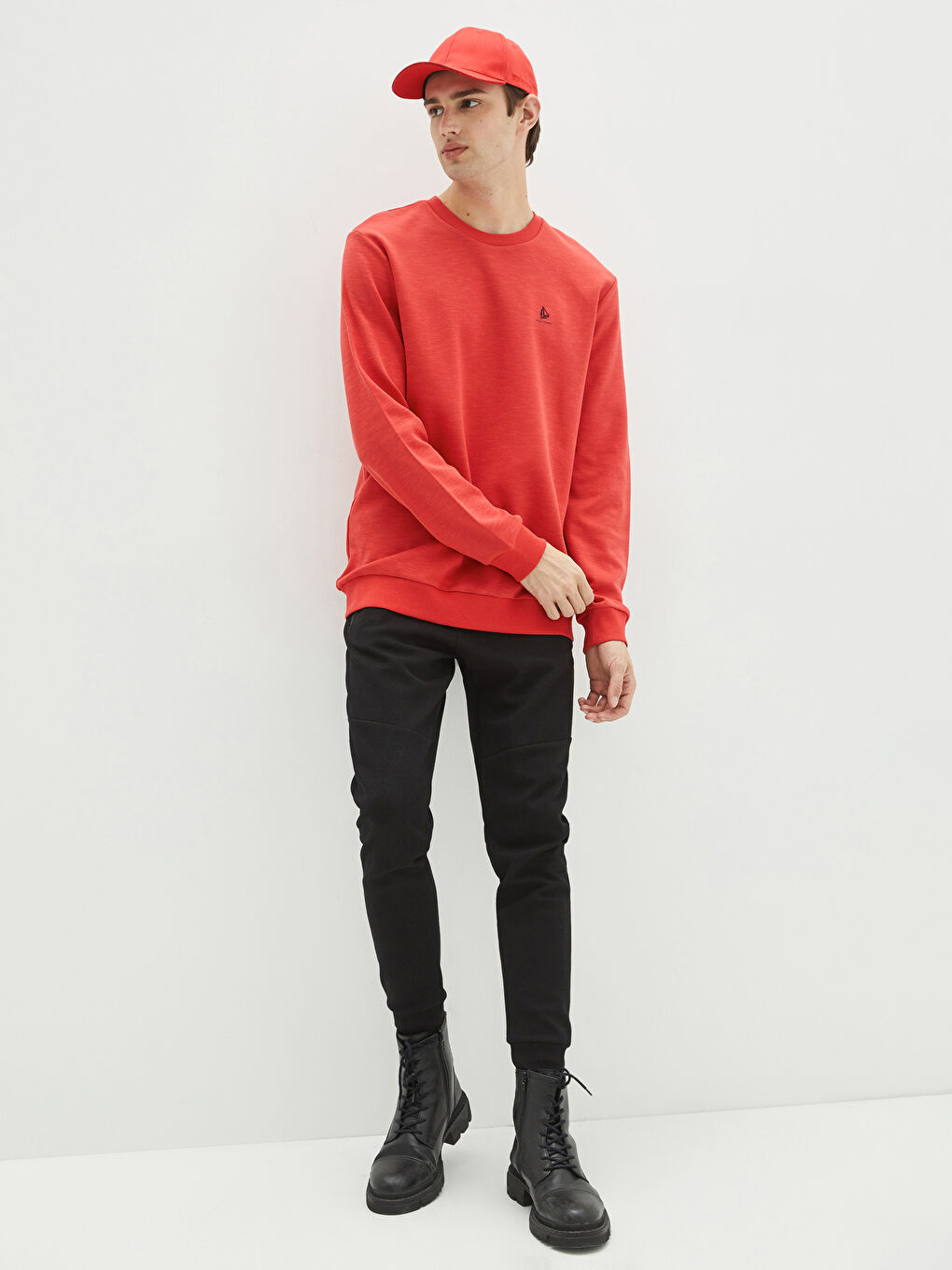 SOUTHBLUE Crew Neck Long Sleeve Printed Men's Sweatshirt -S22968Z8-SAV