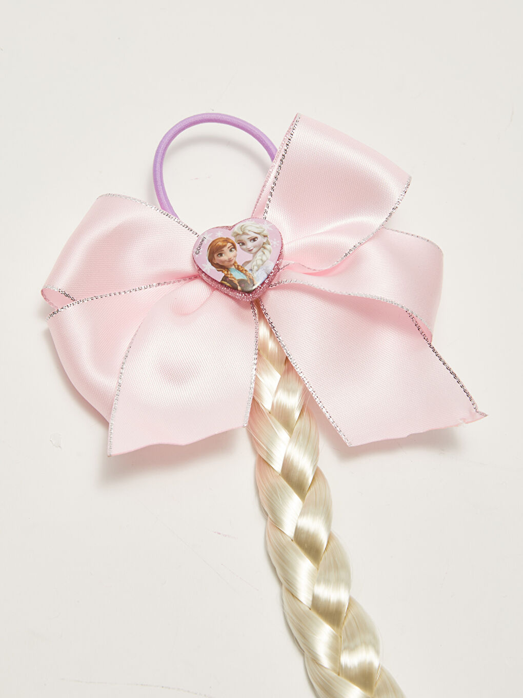 Karışık Kız Çocuk Frozen Lisanslı Saç Örgüsü Lastik Toka-1