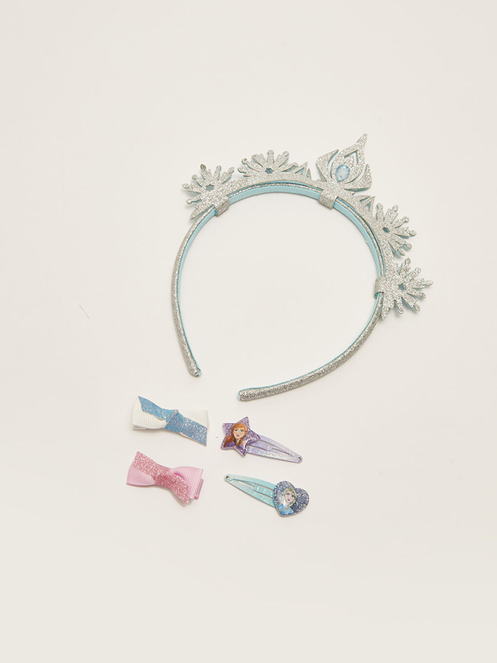 Frozen Licensed Girl's Crown And Buckle Set-1