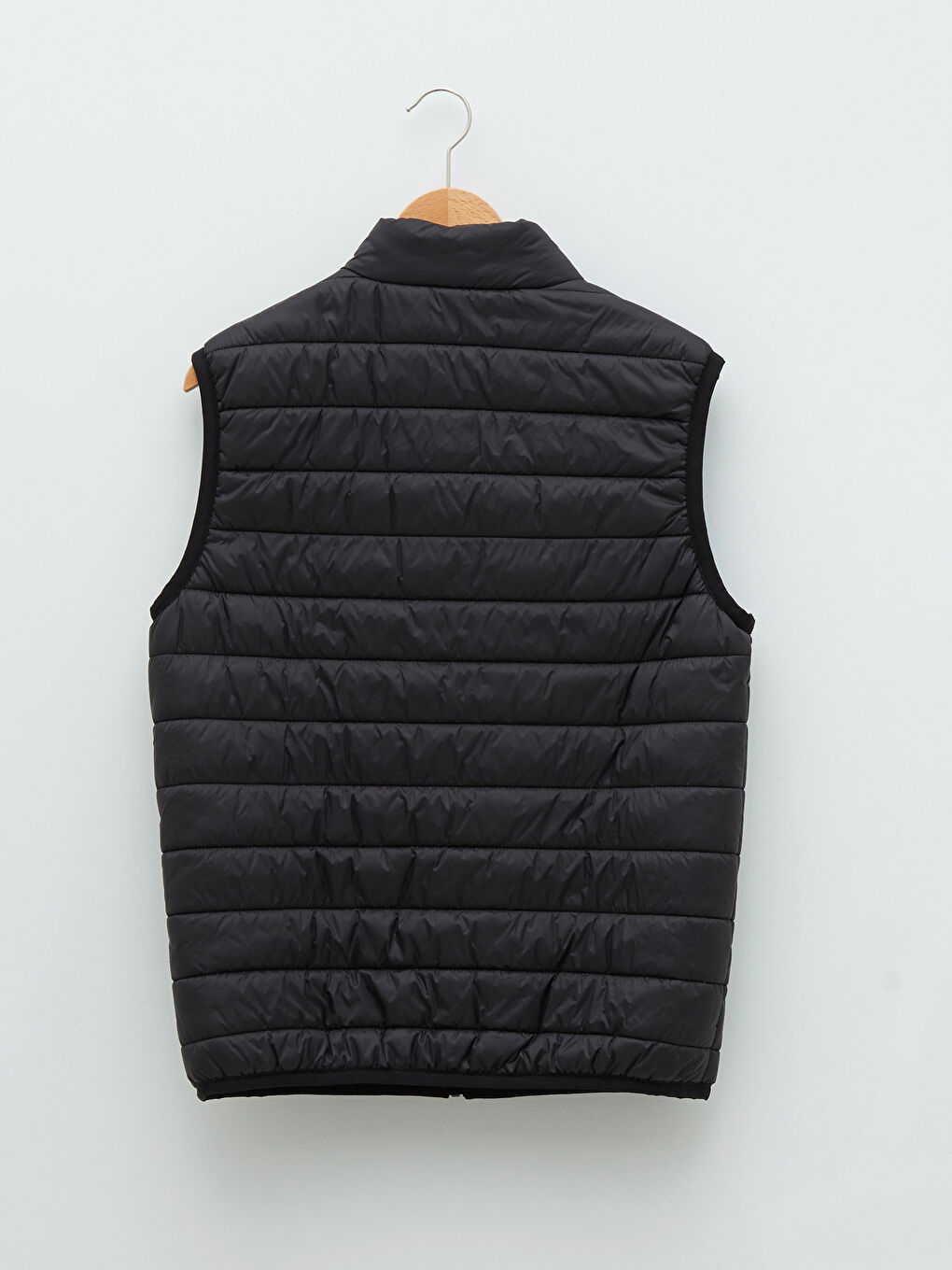 Slim Fit Funnel Neck Men's Vest-6