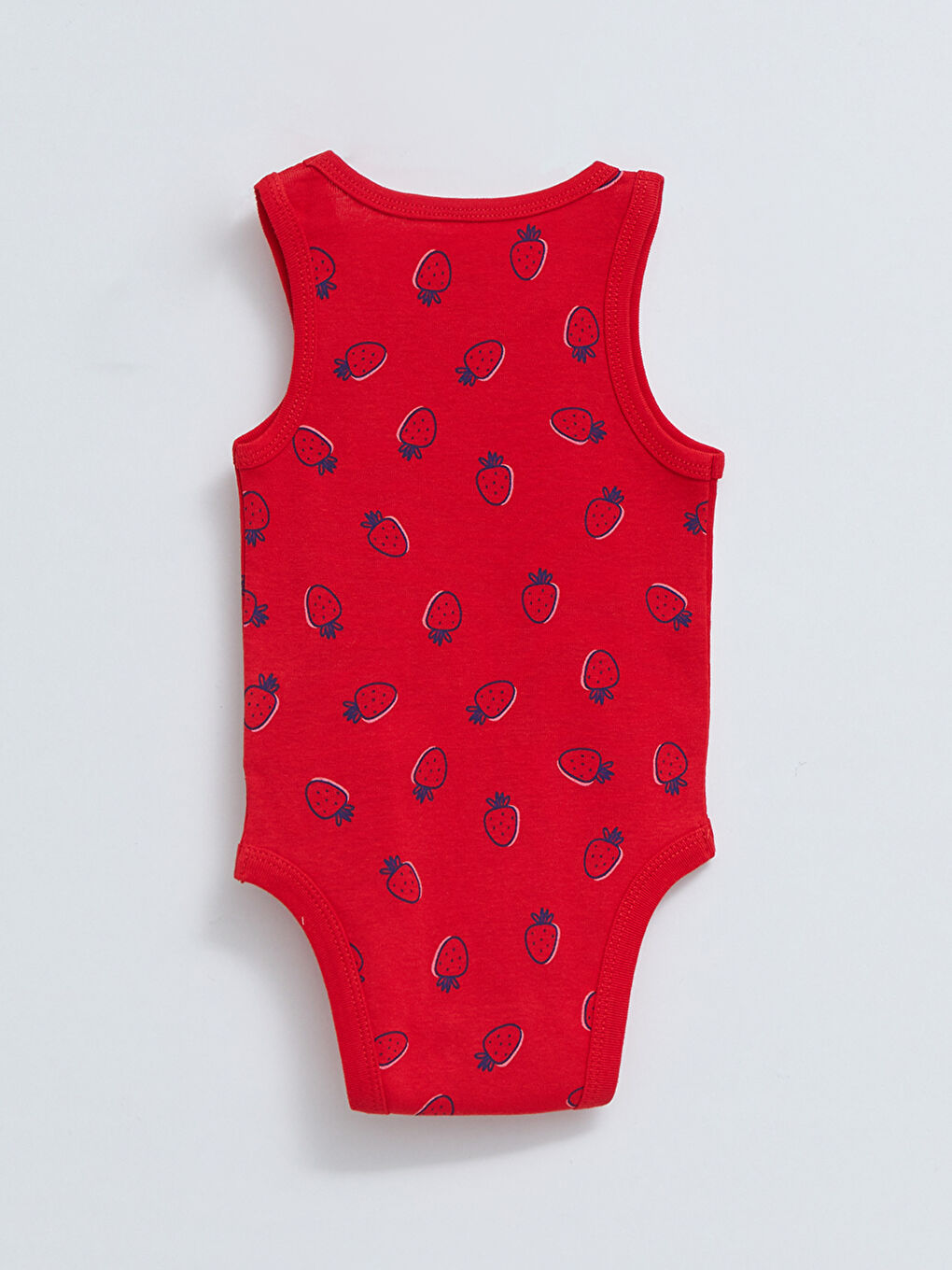 Crew Neck Printed Baby Girl Bodysuit With Snap Fastener 2 Pieces-4