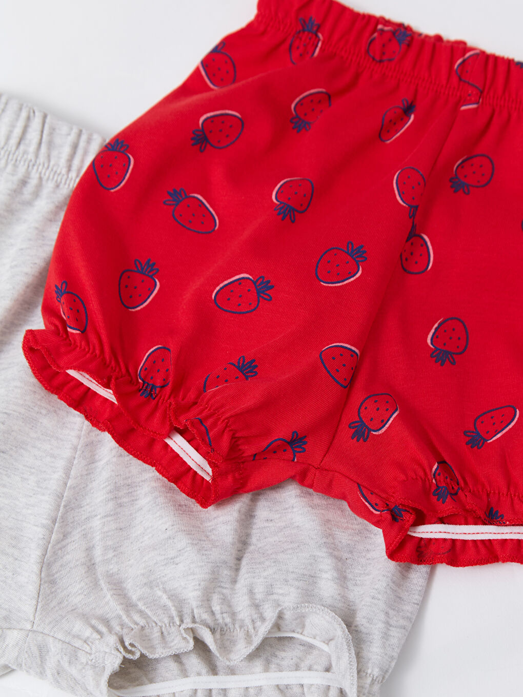 Pantaloni scurți pentru Bebeluși Fete cu Talie Elastică, Pachet de 2-4