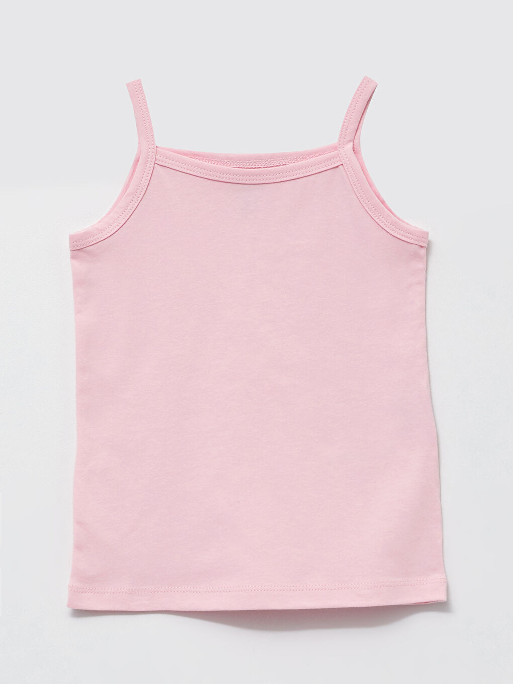 LC Waikiki Square Collar Strappy Baby Girls' Vest 2 Pack -S23038Z1-R9J