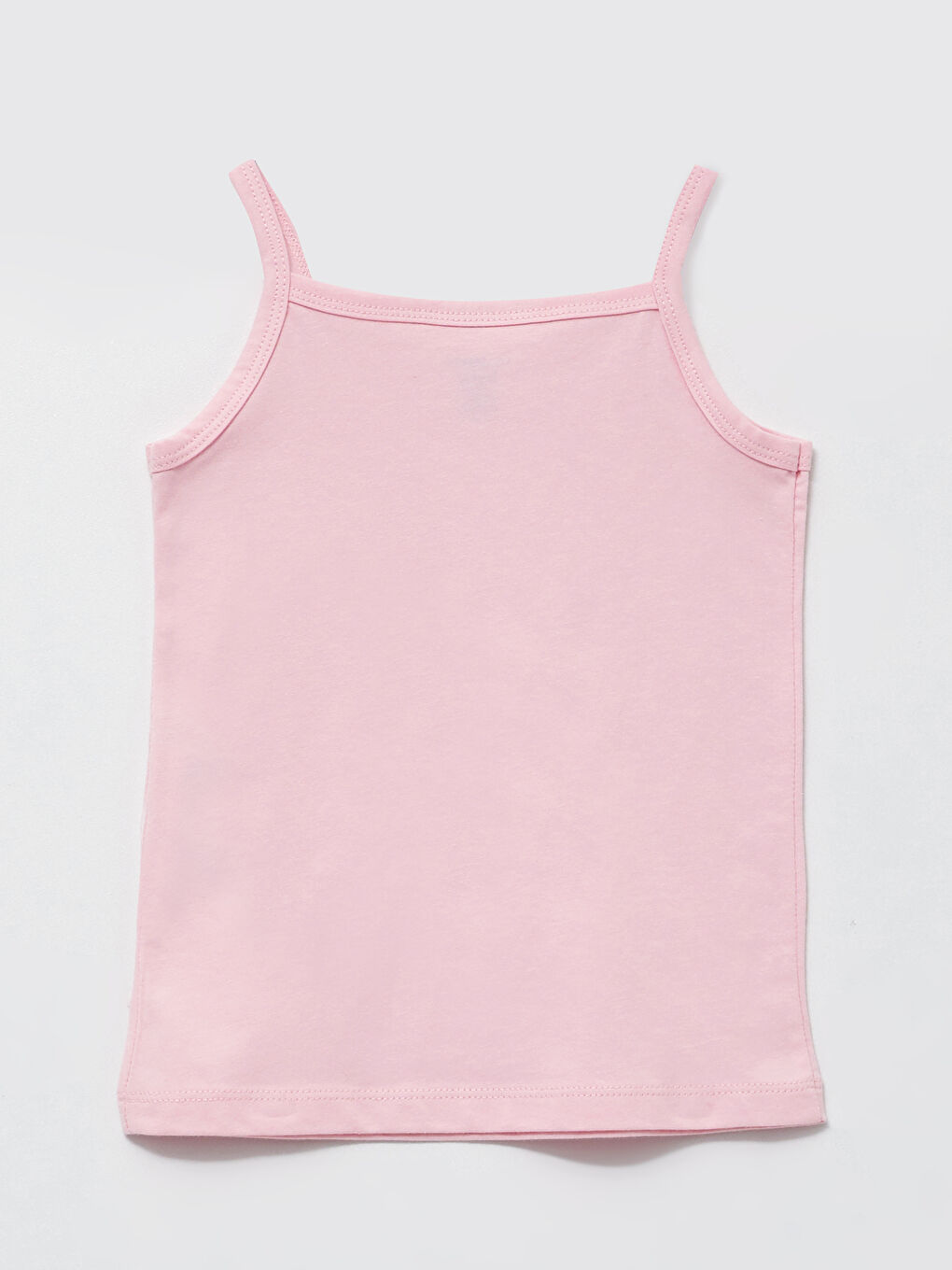 LC Waikiki Square Collar Strappy Baby Girls' Vest 2 Pack -S23038Z1-R9J