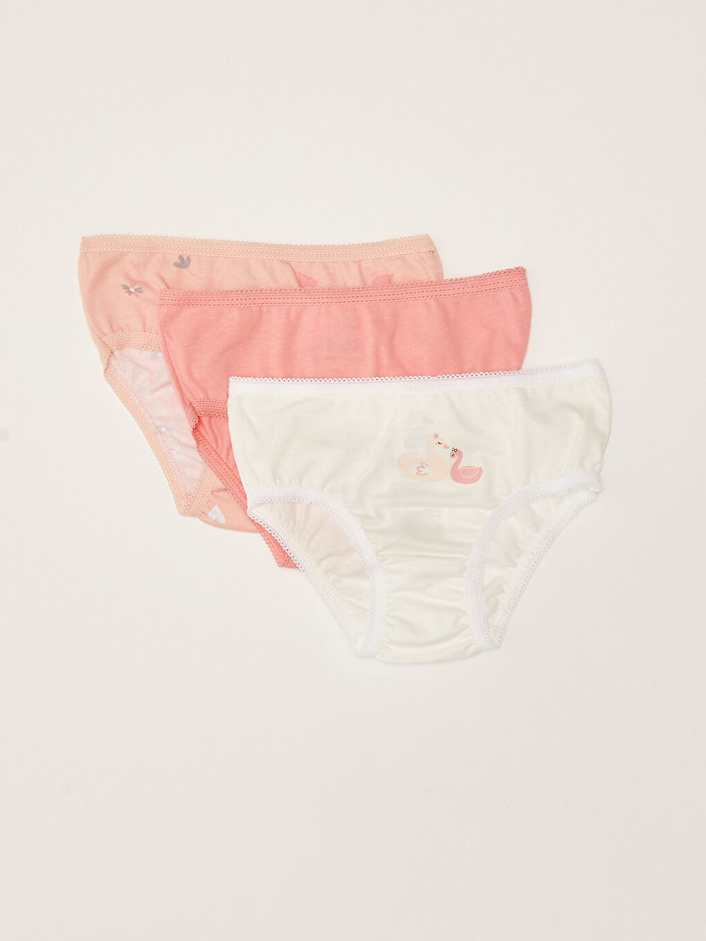 Printed Baby Girls' Knickers with Elastic Waistband 3-Pack