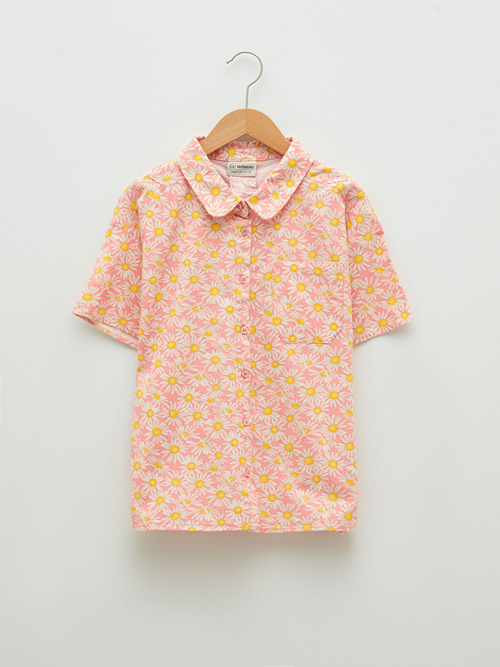 Set Cămașă și Pantaloni Fată Poplin cu Mânecă Scurtă și Imprimeu-5