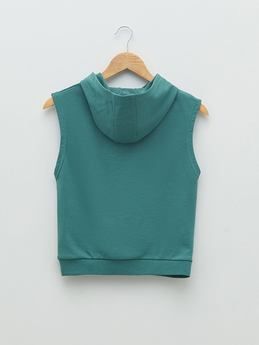 Hooded Sleeveless Basic Boys Sweatshirt -S23146Z4-HBJ