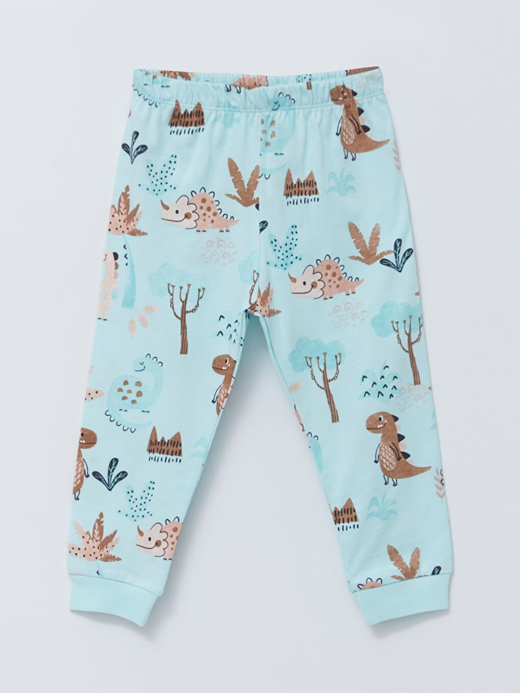 Ensemble de Pyjama Bébé Garçon en Coton Imprimé à Manches Courtes et Col Rond-6