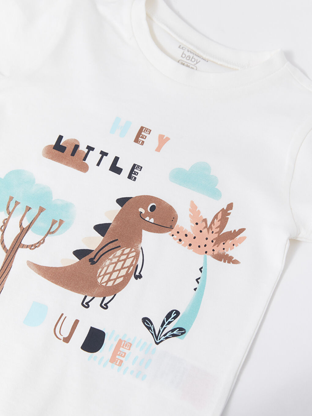 Ensemble de Pyjama Bébé Garçon en Coton Imprimé à Manches Courtes et Col Rond-8