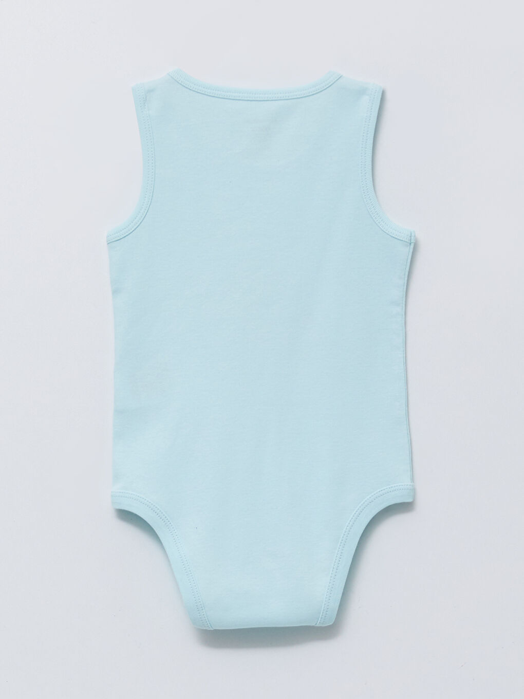 Crew Neck Printed Baby Boy Bodysuit with Snap Crotch 2-Pack-3