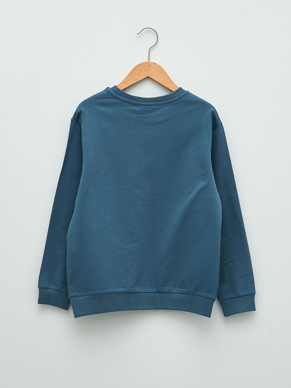 İndigo Bisiklet Yaka Baskılı Uzun Kollu Erkek Çocuk Sweatshirt-1