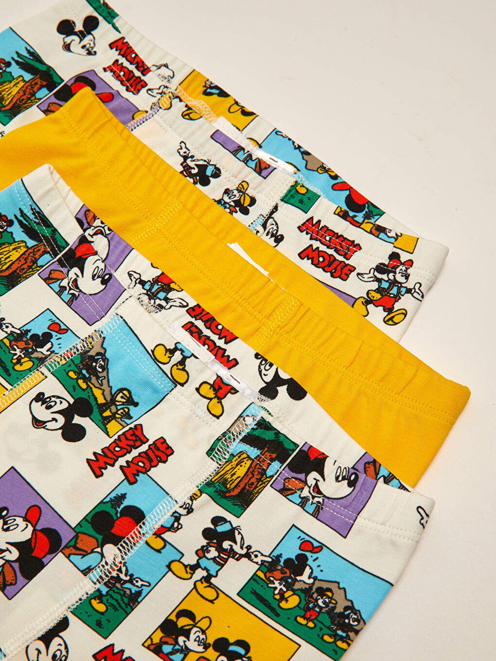 Elastic Waist Mickey Mouse Printed Baby Boy Boxer 3-pack-2