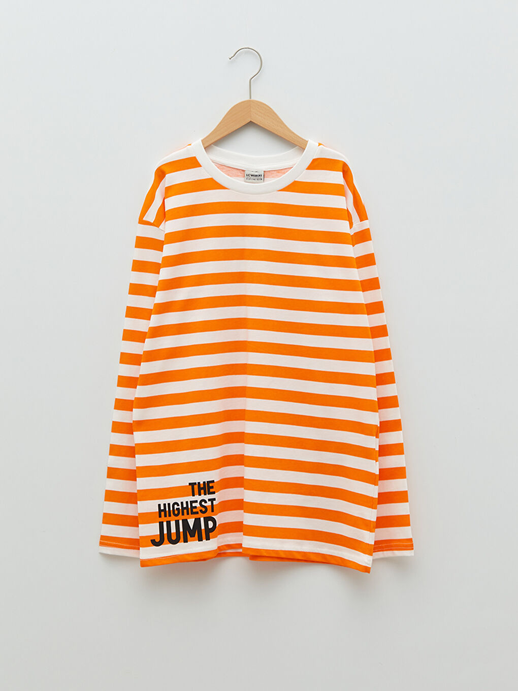 Crew Neck Striped Long Sleeve Boys' T-Shirt
