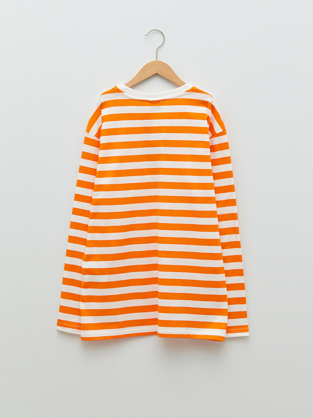 Crew Neck Striped Long Sleeve Boys' T-Shirt-1