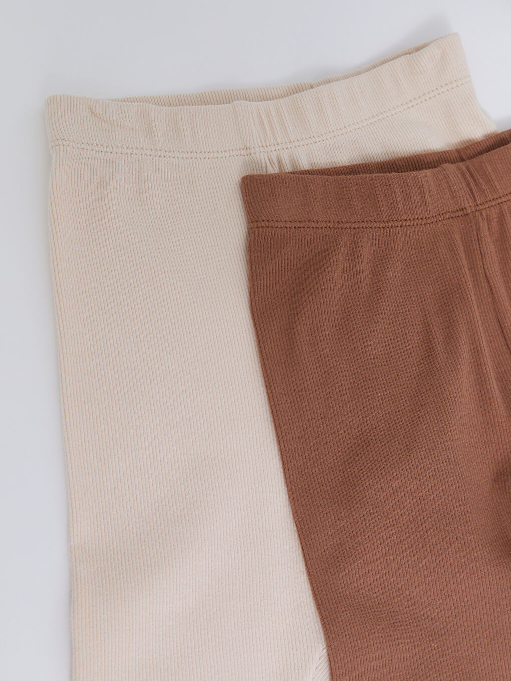 Beli lastikli Basic Erkek Bebek Pijama Alt 2'li-3