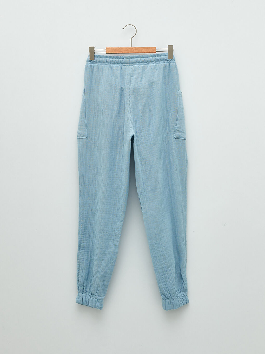 Pantalon de Jogging Basique à Taille Élastiquée pour Filles-1