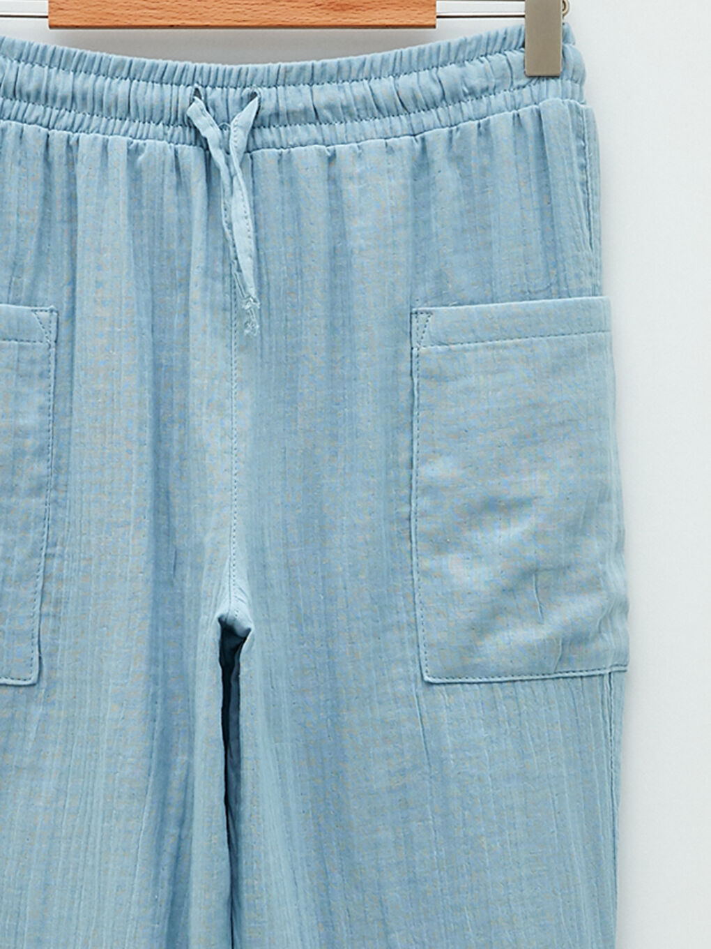Pantalon de Jogging Basique à Taille Élastiquée pour Filles-2