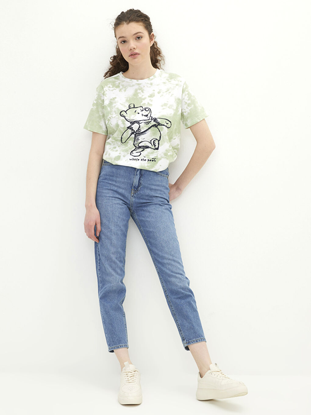 High Waist Mom Fit Pocket Detailed Women's Rodeo Denim Trousers