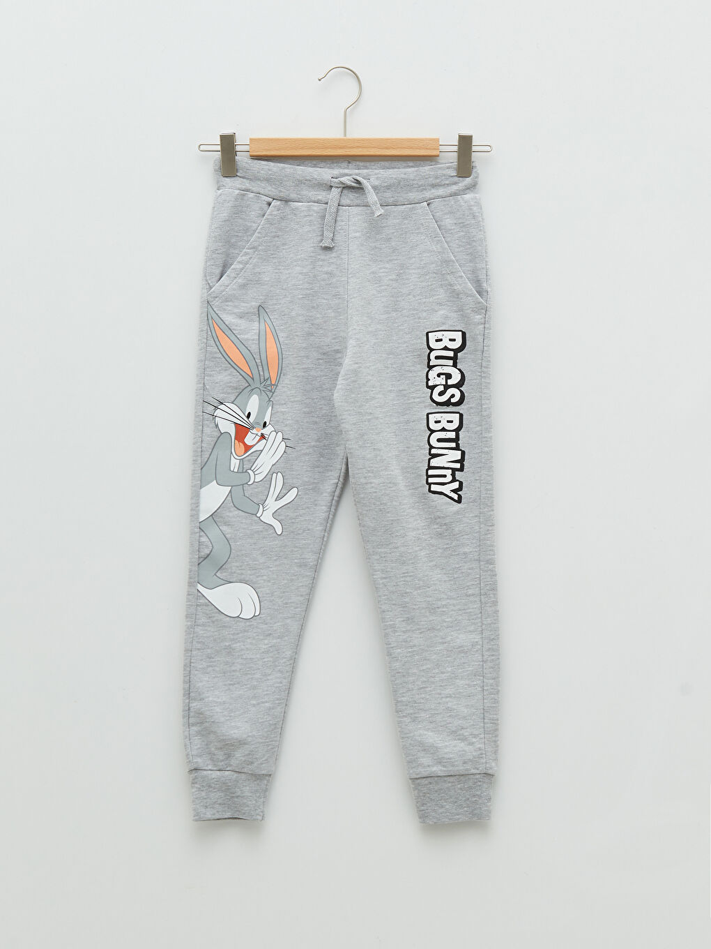Bugs Bunny Printed Boys Jogger Sweatpants With Elastic Waist