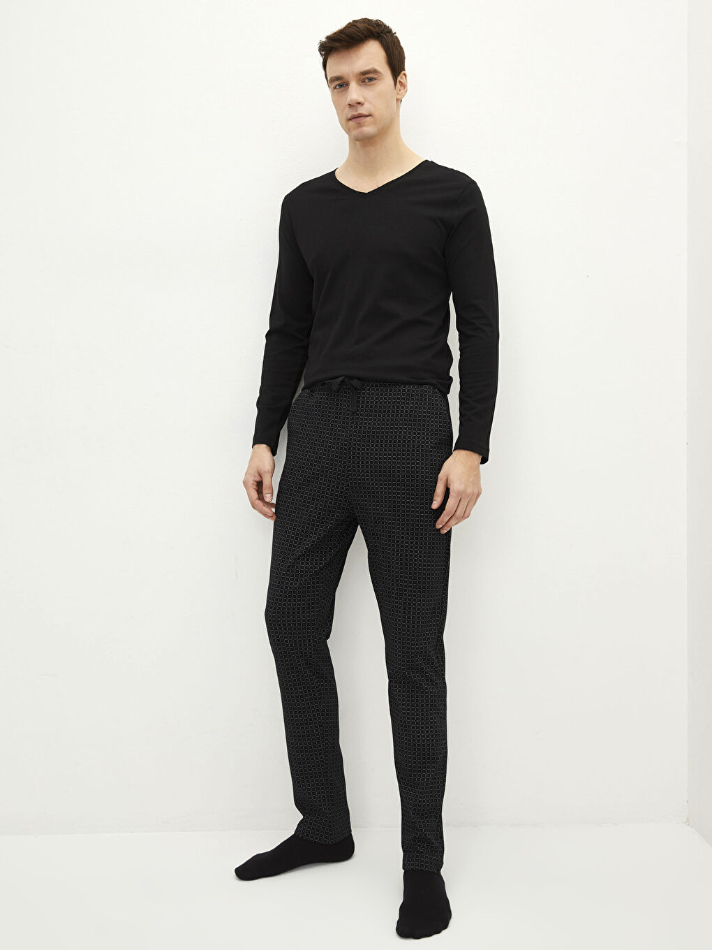 Bas De Pyjama Pour Hommes Coupe Régulière-1