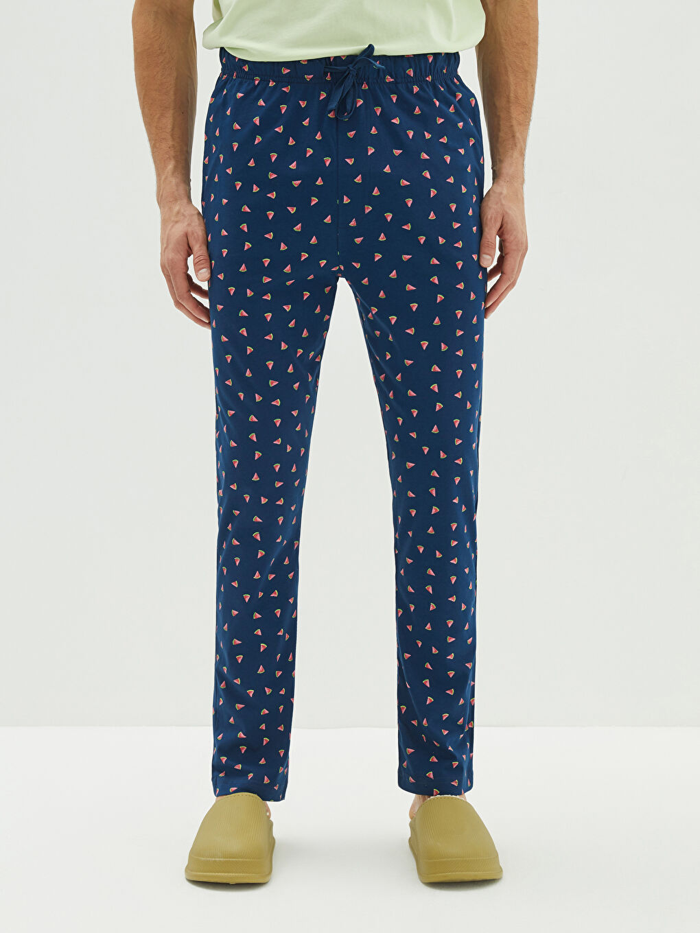 Standard Pattern Men's Pajamas Bottom-3