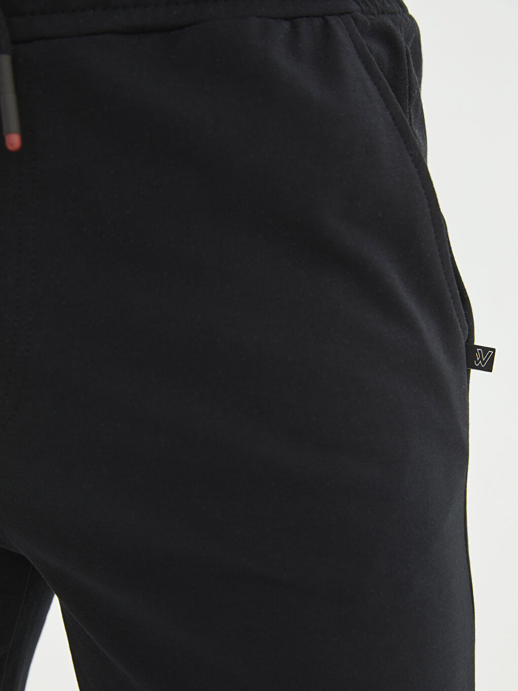 Siyah Standart Kalıp Erkek Pijama Alt-2