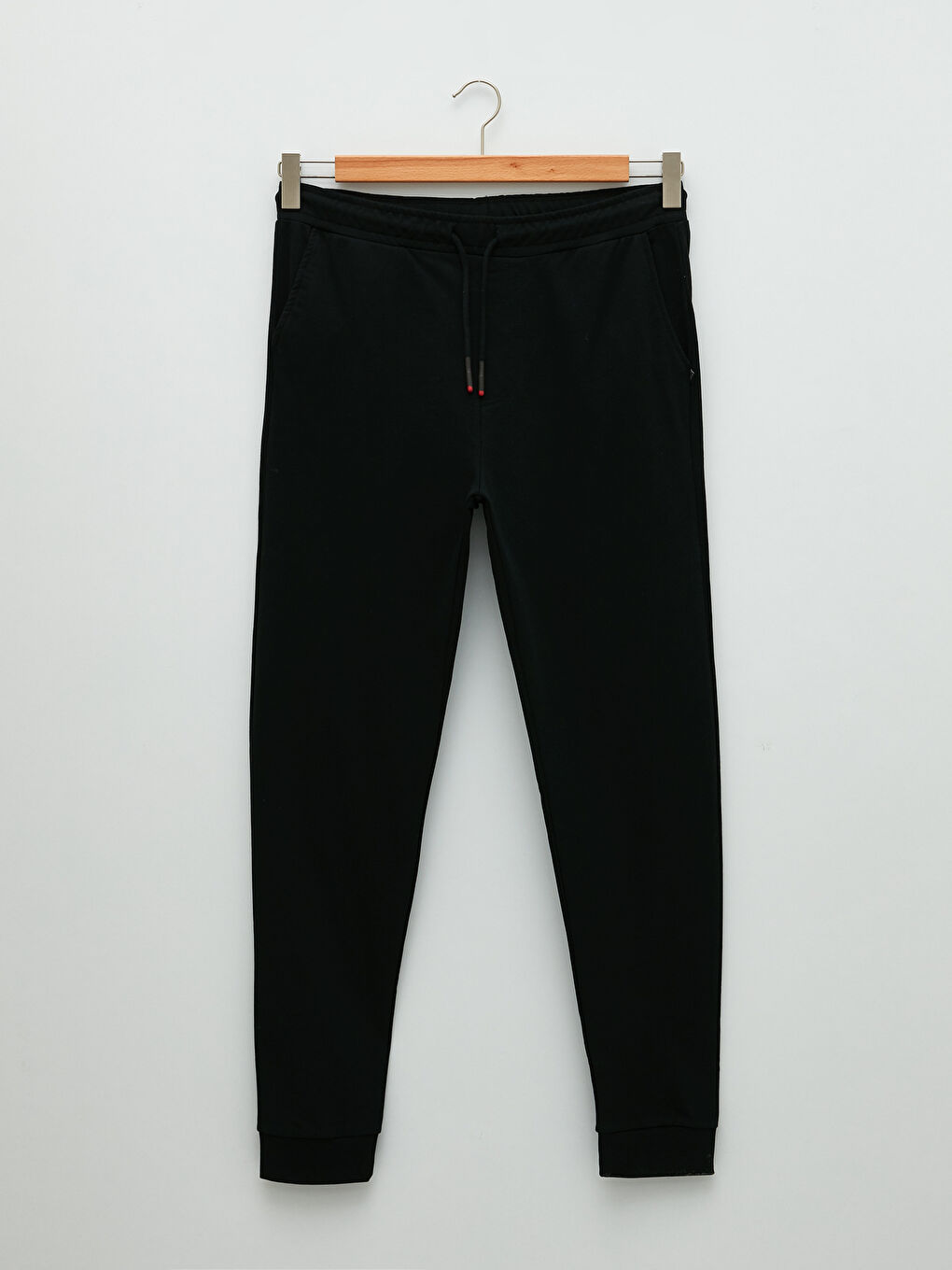 Siyah Standart Kalıp Erkek Pijama Alt-5