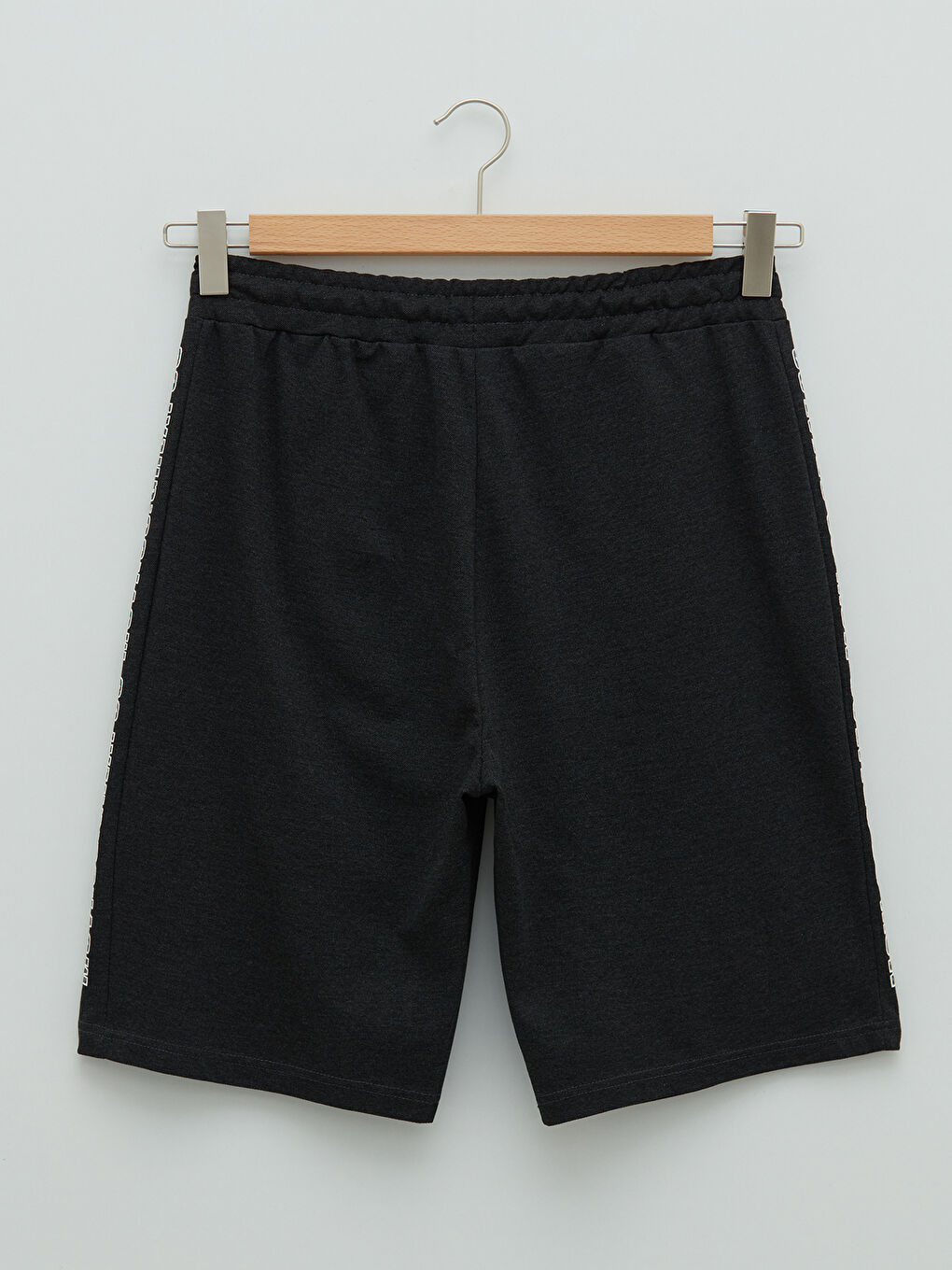 Antrasit Standart Kalıp Erkek Pijama Alt Şort-6