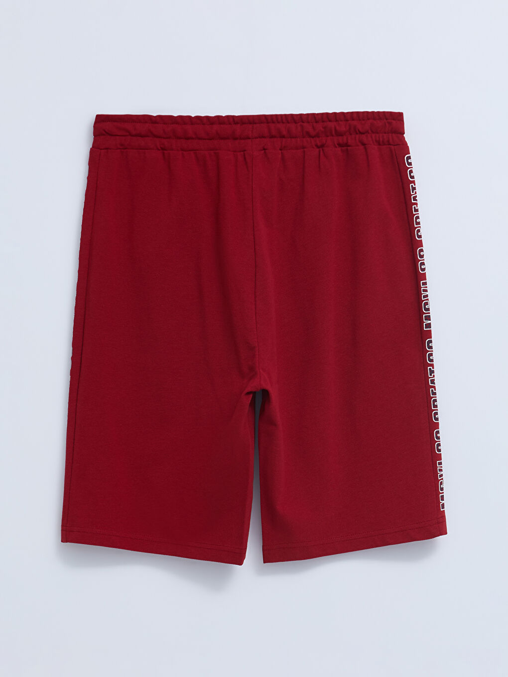 Kırmızı Standart Kalıp Erkek Pijama Alt Şort-1