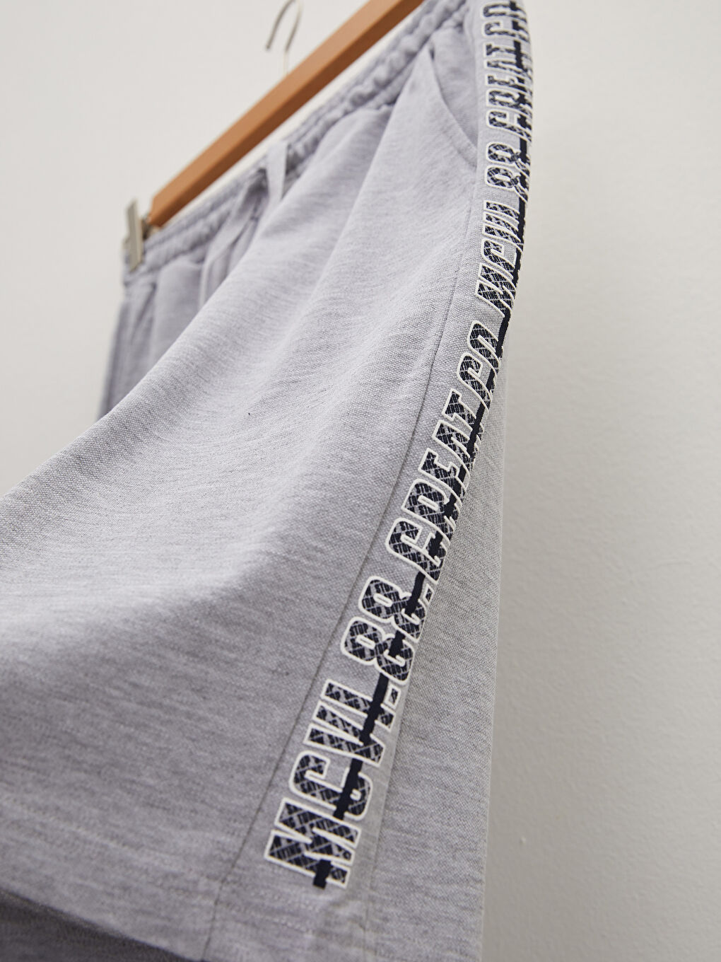 Gri Standart Kalıp Erkek Pijama Alt Şort-6