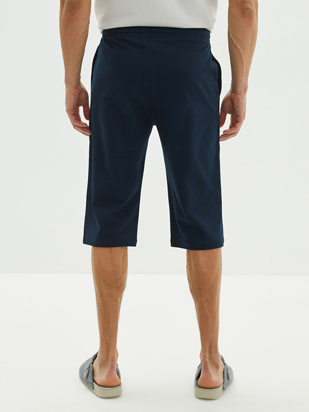 شورت بيجامة رجالي بقصة عادية-4