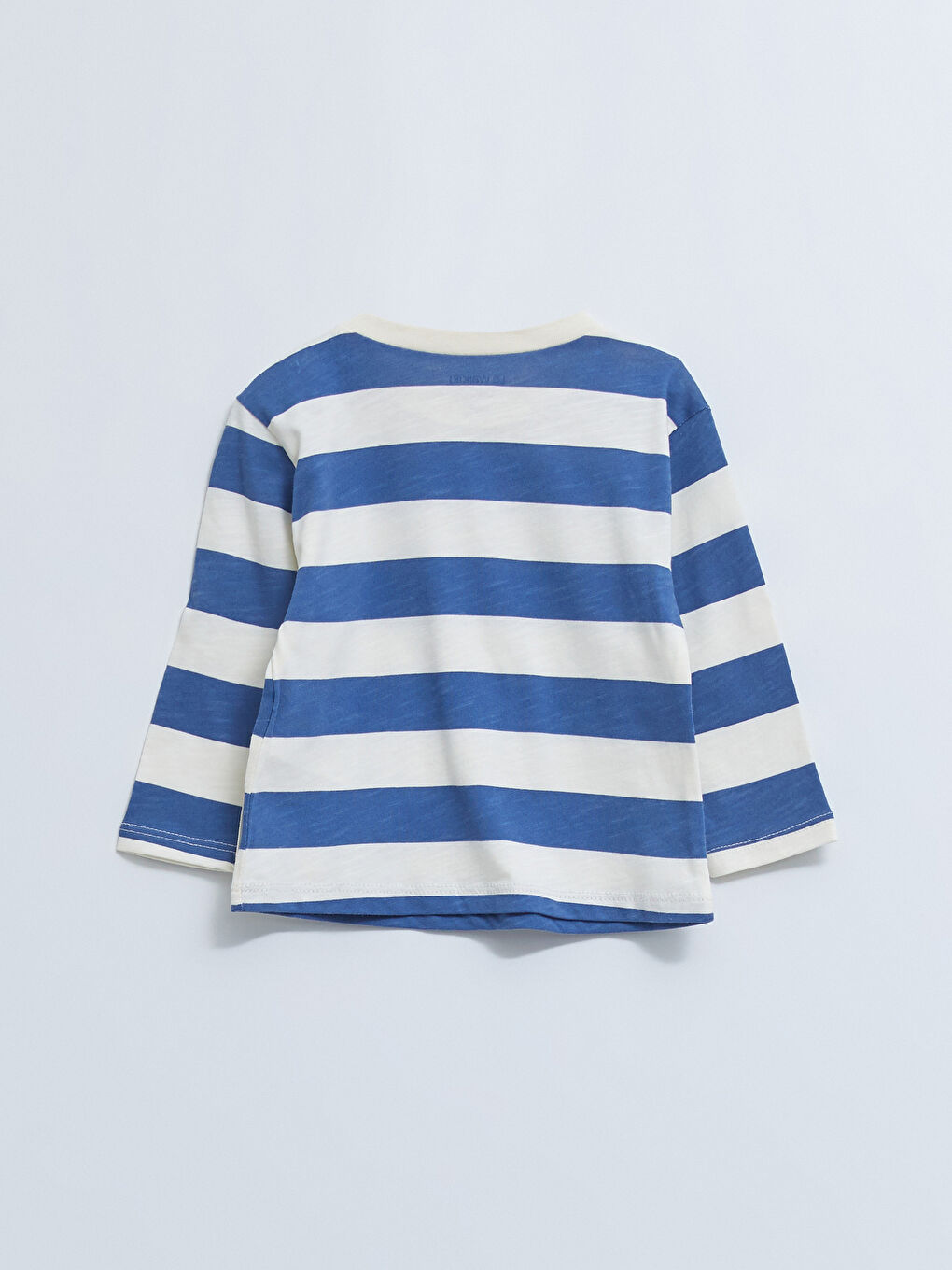 LCW baby Crew Neck Long Sleeve Printed Cotton Baby Boy T-Shirt 2 Pieces -S23338Z1-U1H