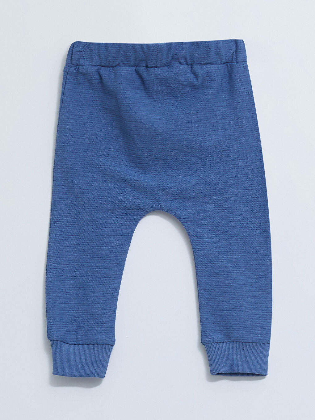 LCW baby Mavi Beli Lastikli Basic Pamuklu Erkek Bebek Pantolon 2'li - 2