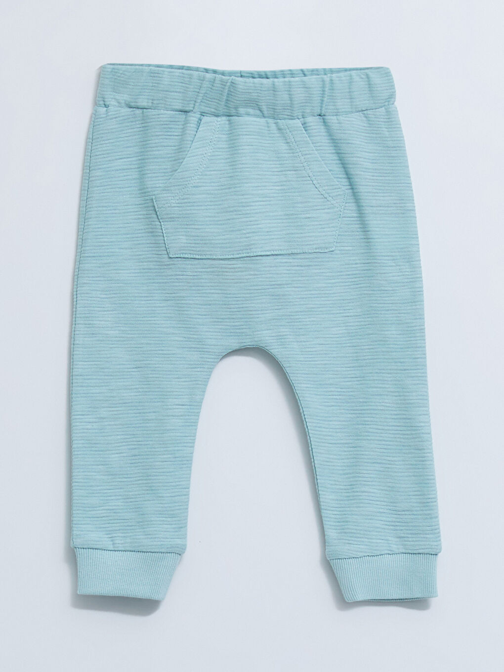 LCW baby Mavi Beli Lastikli Basic Pamuklu Erkek Bebek Pantolon 2'li - 3