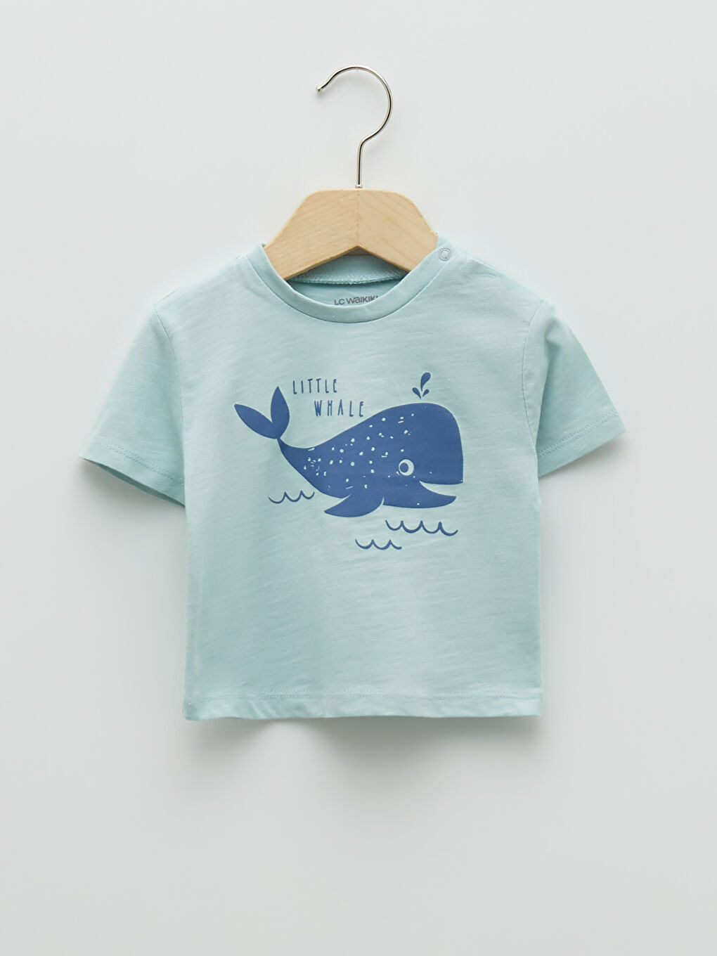 Crew Neck Short Sleeve Printed Baby Boys' T-Shirt and Shorts 2 Pack Set-1