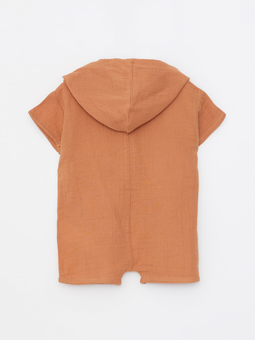 Hooded Short Sleeve Basic Cotton Baby Boy Rompers -S23342Z1-GKQ
