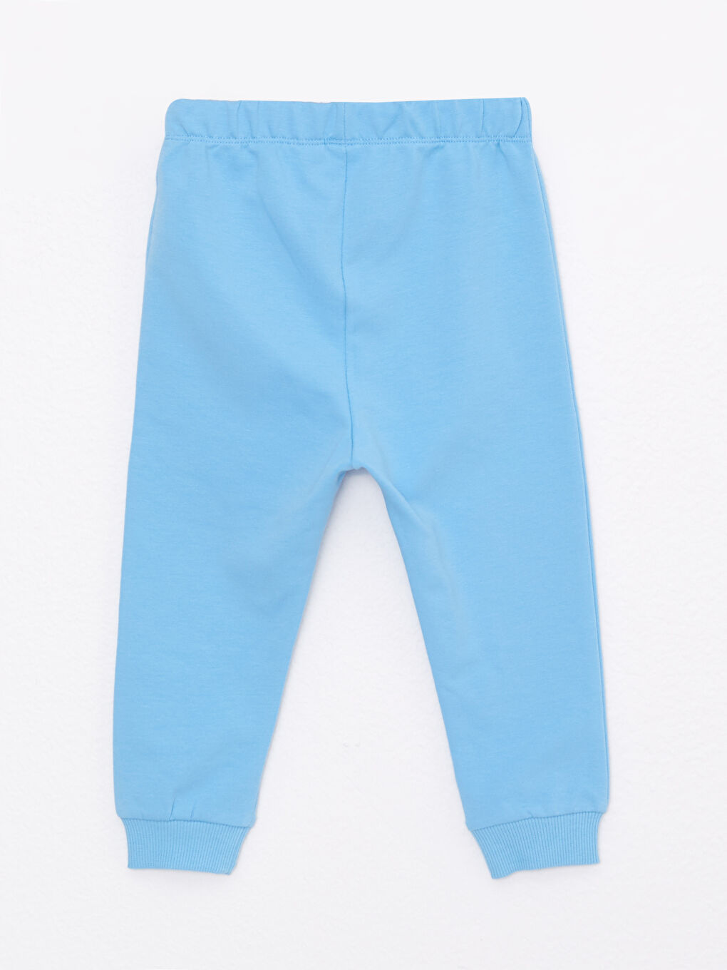 Ekru Bisiklet Yaka Kısa Kollu Mickey Mouse Baskılı Erkek Bebek Tişört ve Pantolon 2'li Takım-4